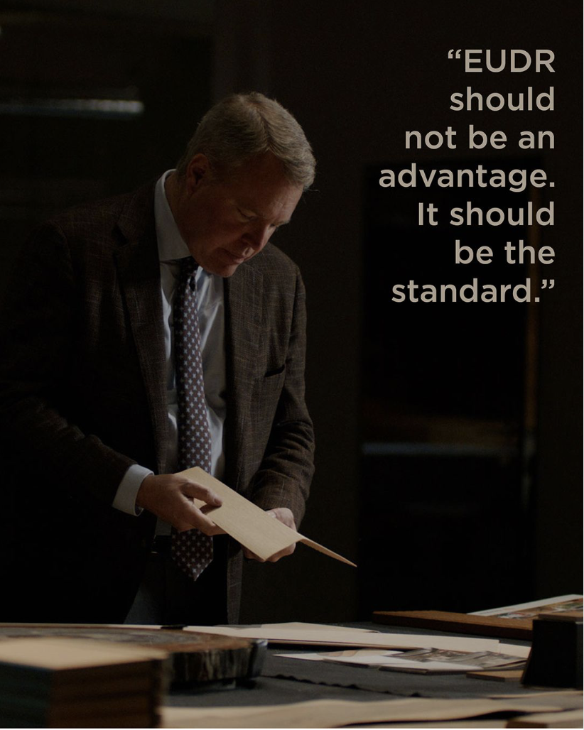 Zitat-Grafik: “EUDR should not be an advantage. It should be the standard.”
